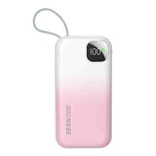 WK WP-355 20000mAh Star Gradient 22.5W Super Fast Charging Power Bank with Cable(Pink)