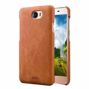MOFI for  Huawei Honor 5 Crazy Horse Texture Leather Surface PC Protective Case Back Cover(Brown)