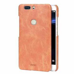 MOFI for  Huawei Honor V8 Crazy Horse Texture Leather Surface PC Protective Case Back Cover(Brown)