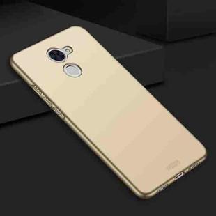 MOFI For Huawei Enjoy 7 Plus PC Ultra-thin Edge Fully Wrapped Up Protective Case Back Cover (Gold)