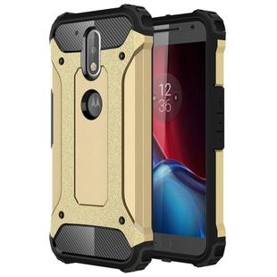 For Motorola Moto G (4rd gen) & G (4rd gen) Plus Tough Armor TPU + PC Combination Case(Gold)