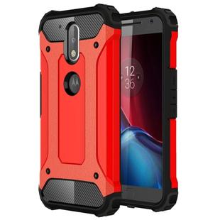 For Motorola Moto G (4rd gen) & G (4rd gen) Plus Tough Armor TPU + PC Combination Case(Red)