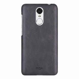 MOFI for  Huawei Enjoy 6 Crazy Horse Texture Leather Surface PC Protective Case Back Cover(Black)