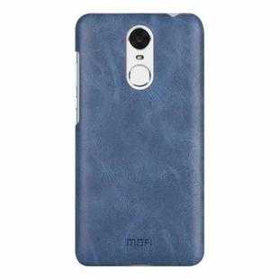 MOFI for  Huawei Enjoy 6 Crazy Horse Texture Leather Surface PC Protective Case Back Cover (Dark Blue)