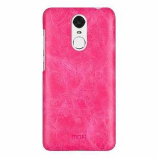 MOFI for  Huawei Enjoy 6 Crazy Horse Texture Leather Surface PC Protective Case Back Cover (Magenta)