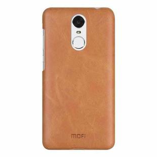 MOFI for  Huawei Enjoy 6 Crazy Horse Texture Leather Surface PC Protective Case Back Cover (Brown)