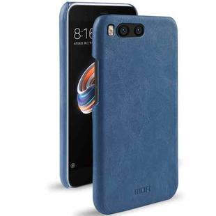 MOFI for  Xiaomi Mi Note 3 Crazy Horse Texture Leather Surface PC Protective Back Cover Case (Blue)