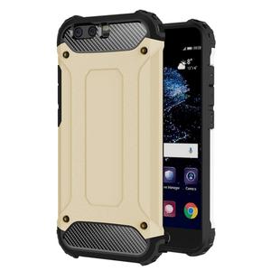 For Huawei  P10  Tough Armor TPU + PC Combination Case(Gold)