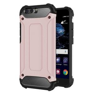 For Huawei  P10  Tough Armor TPU + PC Combination Case(Rose Gold)