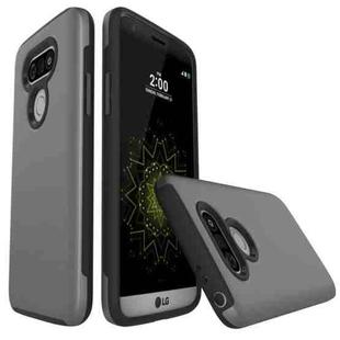 For LG G5 Simple Brushed Texture 2 in 1 PC + TPU Combination Protective Case (Grey)
