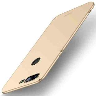 MOFI for OnePlus 5T PC Ultra-thin Edge Fully Wrapped Up Protective Case Back Cover (Gold)