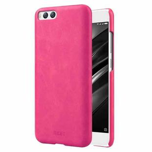 MOFI for  Xiaomi  Mi 6 Crazy Horse Texture Leather Surface PC Protective Case Back Cover (Magenta)
