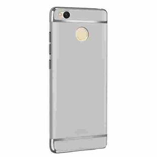 MOFI for  Xiaomi Redmi 4X Ultra-thin Three Stage Splicing Electroplating Side Protective Case Back Cover(Silver)