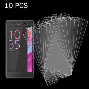 10 PCS for Sony Xperia X 0.26mm 9H Surface Hardness 2.5D Explosion-proof Tempered Glass Screen Film