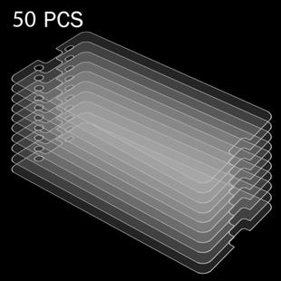 50 PCS for Sony Xperia X 0.26mm 9H Surface Hardness 2.5D Explosion-proof Tempered Glass Film, No Retail Package