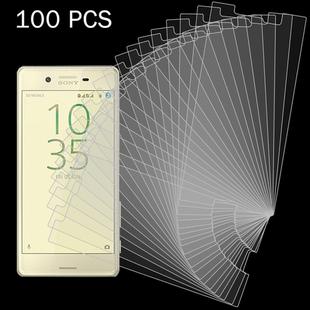 100 PCS for Sony Xperia X Performance 0.26mm 9H Surface Hardness 2.5D Explosion-proof Tempered Glass Screen Film