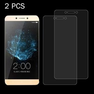 2 PCS for LETV Le 2 0.26mm 9H Surface Hardness 2.5D Explosion-proof Tempered Glass Screen Film