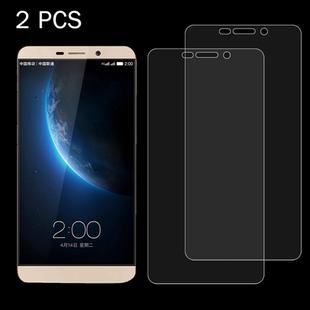 2 PCS for LETV Le Max 0.26mm 9H Surface Hardness 2.5D Explosion-proof Tempered Glass Screen Film