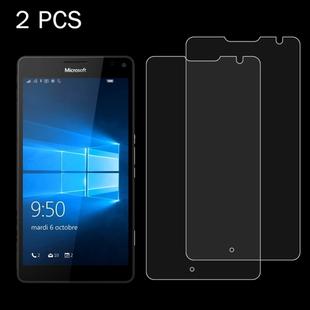 2 PCS for MicroSoft Lumia 950 XL 0.26mm 9H Surface Hardness 2.5D Explosion-proof Tempered Glass Screen Film