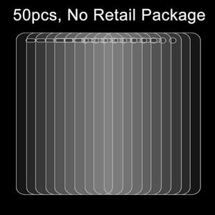 50 PCS for ZTE Blade V6 0.26mm 9H Surface Hardness 2.5D Explosion-proof Tempered Glass Film, No Retail Package