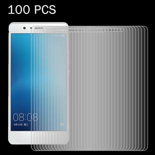 100 PCS for Huawei P9 Lite 0.26mm 9H Surface Hardness 2.5D Explosion-proof Tempered Glass Screen Film