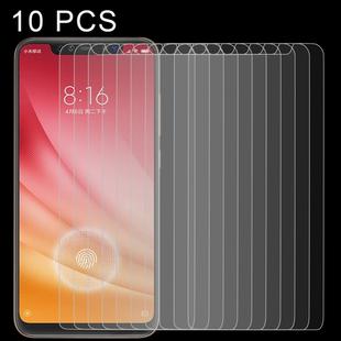 10 PCS 0.26mm 9H 2.5D Explosion-proof Tempered Glass Film for Xiaomi Mi 8 Pro