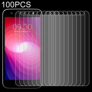 100 PCS for LG X Power2 0.26mm 9H Surface Hardness Explosion-proof Tempered Glass Screen Film