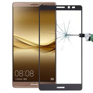 For Huawei  Mate 8 0.26mm 9H Surface Hardness Explosion-proof Silk-screen Tempered Glass Full Screen Film(Black)