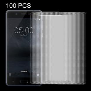 100 PCS for Nokia 5 0.26mm 9H Surface Hardness Explosion-proof Non-full Screen Tempered Glass Screen Film