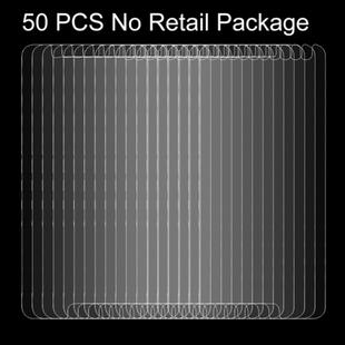 50 PCS for ZTE Blade V8 0.26mm 9H Surface Hardness Explosion-proof Non-full Screen Tempered Glass Screen Film, No Retail Package