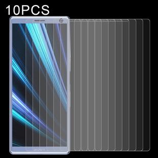 10 PCS 0.26mm 9H 2.5D Explosion-proof Tempered Glass Film for Sony Xperia XA3