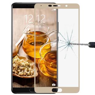 For Huawei  Mate 10 9H Surface Hardness 2.5D Curved Edge HD Explosion-proof Tempered Glass Screen Protector(Gold)