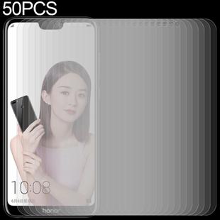 50 PCS 0.26mm 9H 2.5D Tempered Glass Film for Huawei Honor 9i, No Retail Package