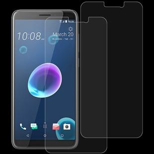 2 PCS 0.26mm 9H 2.5D Tempered Glass Film for HTC Desire 12