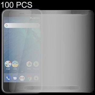 100 PCS 0.26mm 9H 2.5D Tempered Glass Film for HTC U11 Life