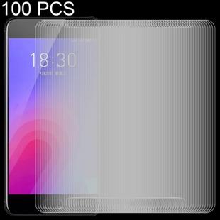 100 PCS 0.26mm 9H 2.5D Tempered Glass Film for Meizu M6