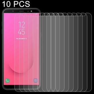 10PCS 9H 2.5D Tempered Glass Film for Galaxy J8 (2018)