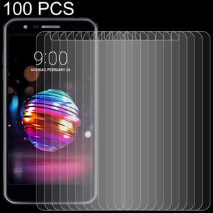 100 PCS 0.26mm 9H 2.5D Tempered Glass Film for LG K11 (2018)