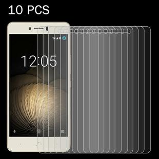 10 PCS for BQ Aquaris U Plus 0.26mm 9H Surface Hardness 2.5D Explosion-proof Tempered Glass Screen Film