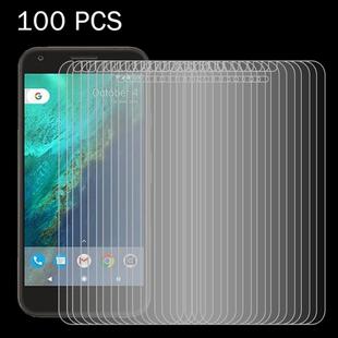 100 PCS for Google Pixel 0.26mm 9H Surface Hardness 2.5D Explosion-proof Tempered Glass Screen Film