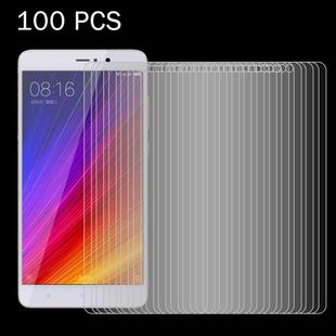 100 PCS for Xiaomi Mi 5s Plus 0.26mm 9H Surface Hardness 2.5D Explosion-proof Tempered Glass Screen Film