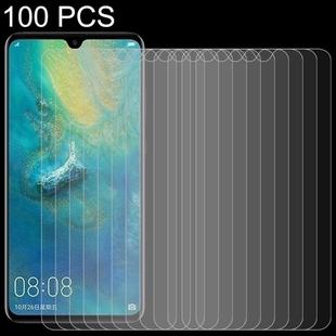 100 PCS 0.26mm 9H Surface Hardness 2.5D Curved Edge Tempered Glass Film for Huawei Mate 20