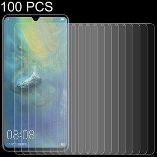 100 PCS 0.26mm 9H 2.5D Transparent Transparent Tempered Glass Film for Huawei Mate 20 X