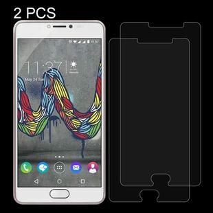 2 PCS for Wiko U Feel Fab 0.26mm 9H Surface Hardness Explosion-proof Non-full Screen Tempered Glass Screen Film