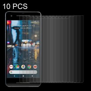 10 PCS for Google Pixel 2 0.26mm 9H Surface Hardness 2.5D Explosion-proof Tempered Glass Screen Film