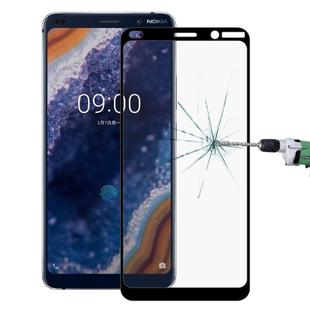 9H 9D Full Screen Tempered Glass Screen Protector for Nokia 9(Black)