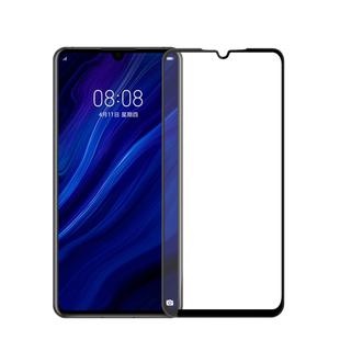 MOFI 9H 3D Explosion-proof Curved Screen Tempered Glass Film for Huawei P30 (Black)