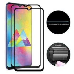 2 PCS ENKAY Hat-Prince 0.1mm Full Screen Cover Flexible Glass Tempered Protective Film for Galaxy M10