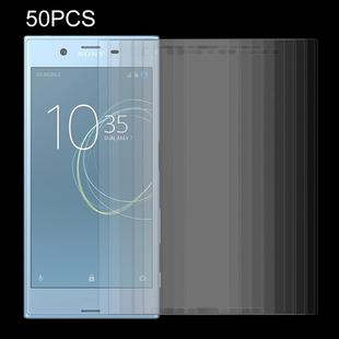 50 PCS for Sony Xperia XZs 0.26mm 9H Surface Hardness Explosion-proof Non-full Screen Tempered Glass Screen Film