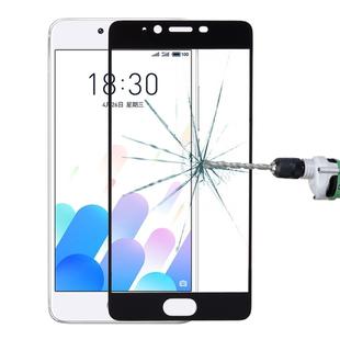 For Meizu  Meilan E2 0.33mm 9H Surface Hardness Silk-screen Full Screen Tempered Glass Screen Protector (Black)